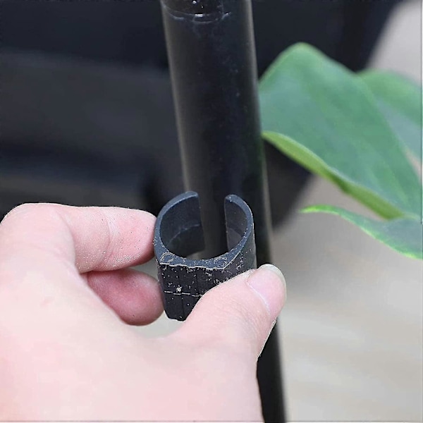 50 stycken U-formade plaststolar Glider U-formade plaststolsbenskydd, fotöppningskudde golvöverdrag (25 mm)
