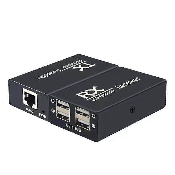 120 m USB-jatke 4-portinen USB 2.0 -keskitin RJ45 Ethernet USB UTP -jatke Lähetin Vastaanotin
