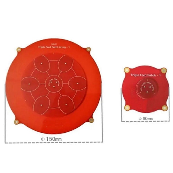 150mm Triple Feed Patch 5.8GHz 14dBi Pagoda Array FPV Antenne til RC Drone Eachine Skyzone Fatshark