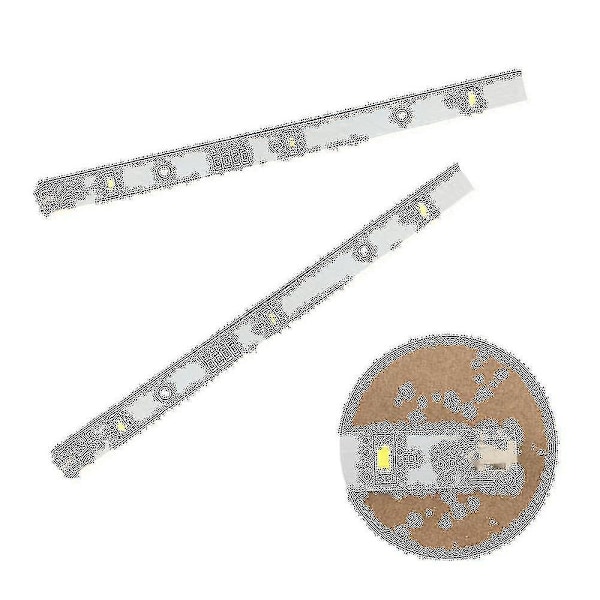 2x LED-list för Rongsheng Hisense Logik kylskåp frysar Mddz-162a 1629348