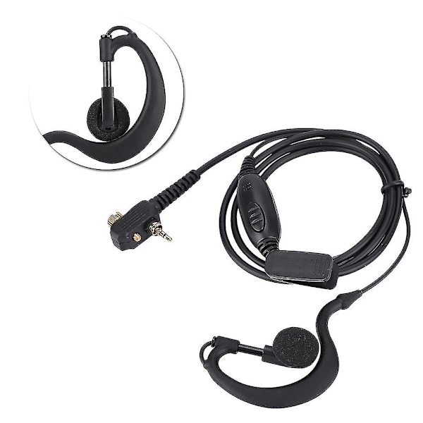 Motorola Tetra Toveisradio PTT Ørepropphodetelefon for MTH800 MTP850 Walkie Talkie