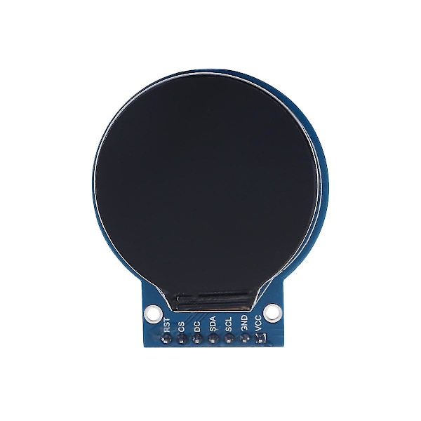 1,28 Tuuman HD IPS Värillinen TFT LCD Näyttömoduuli Pyöreä Levy 7 Nastaa RGB LED Pyöreä Näyttö PCB Levy
