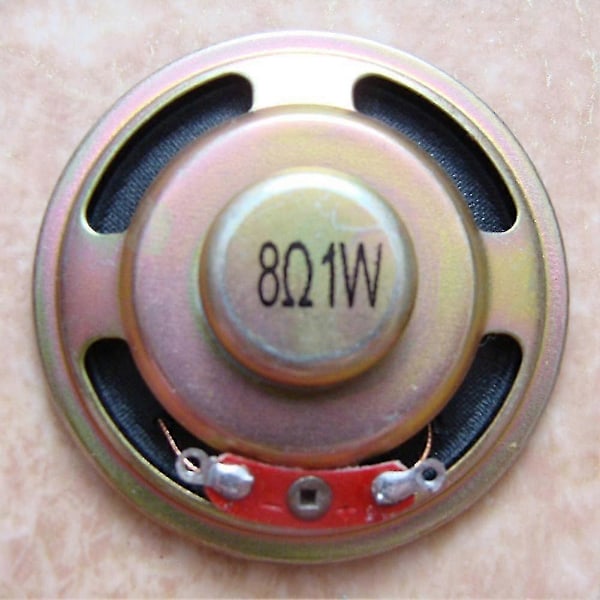 5 st Ultra-tunna 1W 8R Akustiska Högtalare 8 Ohm 1W 5CM Högtalardiameter 50MM Högtalare för DIY Elektronikdelar