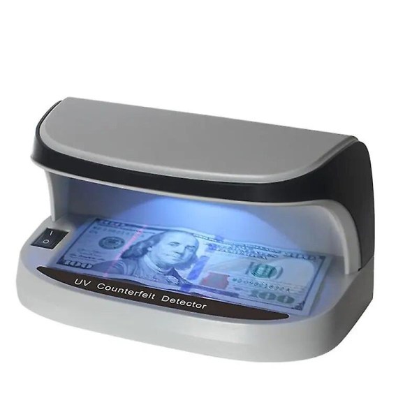 Bärbar stationär dator för falska sedlar Pengar Detektor Kontanter Valuta Sedlar Sedlar Checker Support Ultraviolett UV och förstoringsglas