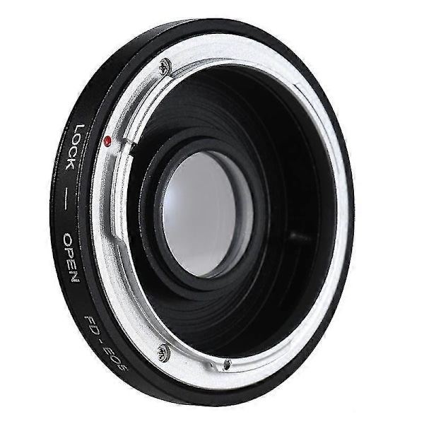 FD-EOS Objektivfäste Adapterkamera Objektivadapterring med Optiskt Glas Fokus Oändlighet FD Objektiv till EOS EF Fäste Kropp för Canon 450D 50D 5D 5D2 500D 550D