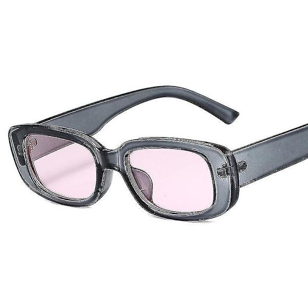 Retro Millionær Solbriller Til Kvinder Mænd Hip Hop Sort Mode Oversize Firkantede Solbrille Rammer Uv400 Beskyttelse