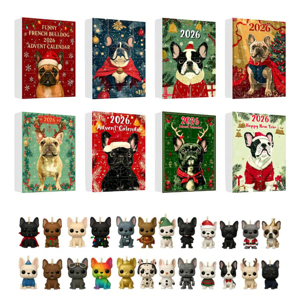 2026 Julekalender Blind Box: Kjæledyrhund Sjarm Blind Box - Julekalender