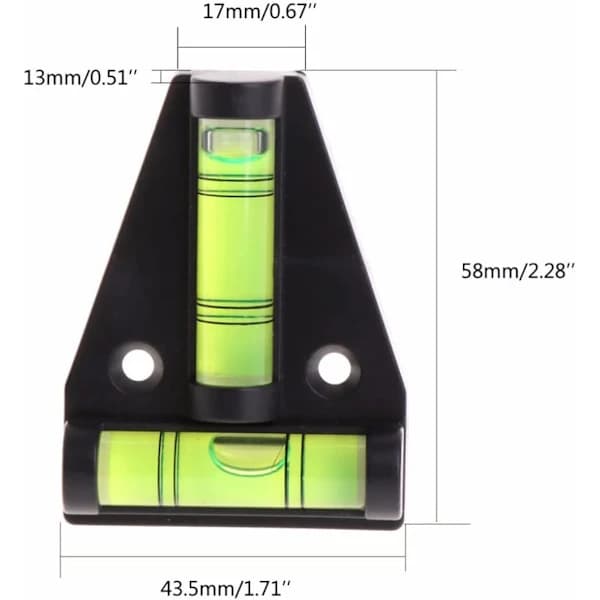 Lite vater, T-formet vater, Mini vater i plast