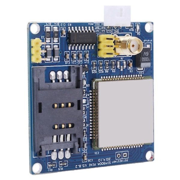1 st SIM900a Sim900 Mini V4.0 Trådlös Datatransmissionsmodul Gsm Gprs Kretskort + Antenn