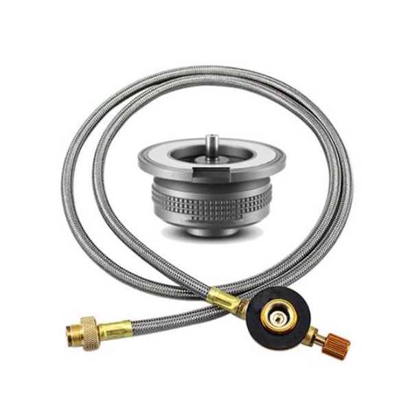 Gasadapter för Utomhusspis, Delad Spisomvandlare, Gastankadapter för Camping, Matlagning, Picknick
