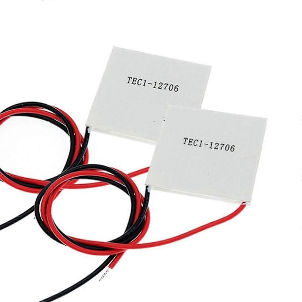 6 stk. TEC1-12706 Termoelektrisk Køleelement Peltier Elementer DIY Halvlederkøling til Køling
