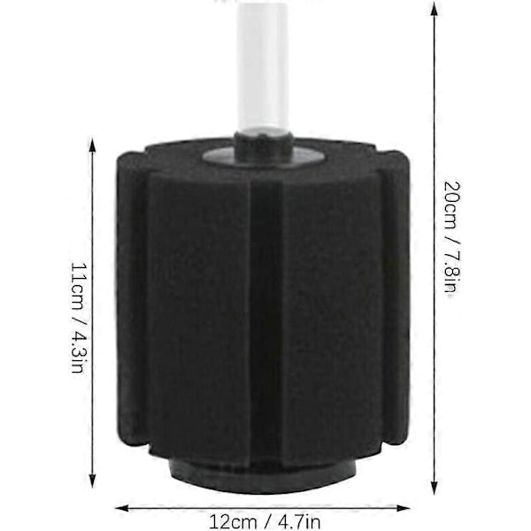 Svampfilter Akvarium Biokjemisk Skum Luftpumpe