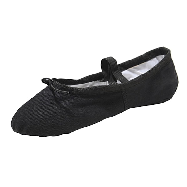 Balletdansesko Pointe Sko Flats Danseslipp Split Sole Svart 34