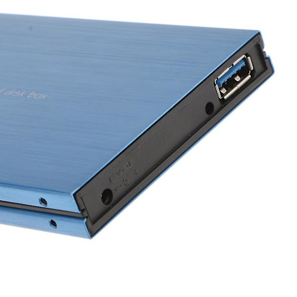 2,5\" HDD Kabinet USB 3.0 HDD SATA Mobil Disk Drive Kabinet Ekstern Blå