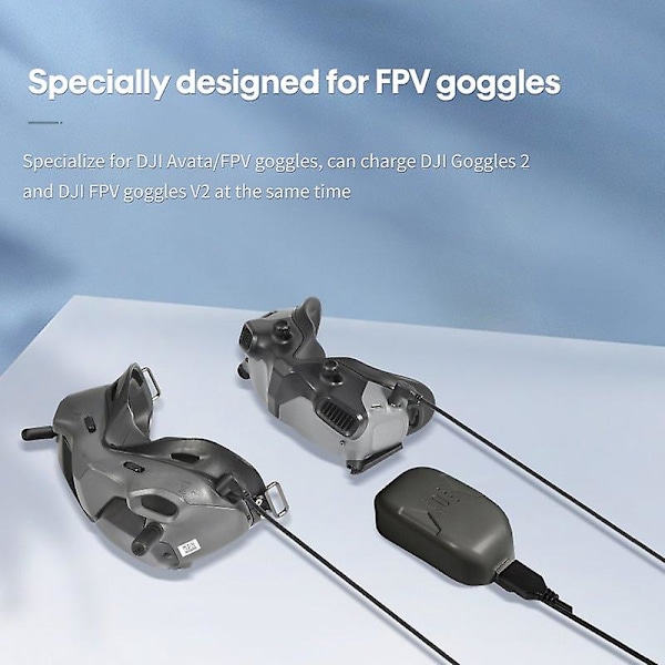 Latauskaapeli Virtalähdekaapeli Yhteensopiva Dji Avata / Dji Goggles 2 / Dji Fpv Goggles V2 Flyi -laitteille