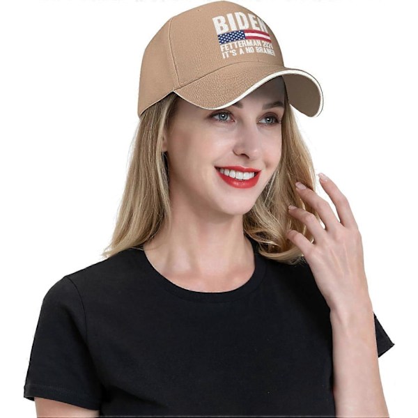 nx5156 Hat Hat Biden Fetterman 2024 It's A No Brainer Hat for Men Baseball Cap Trendy Cap bz-656 nh5156oo