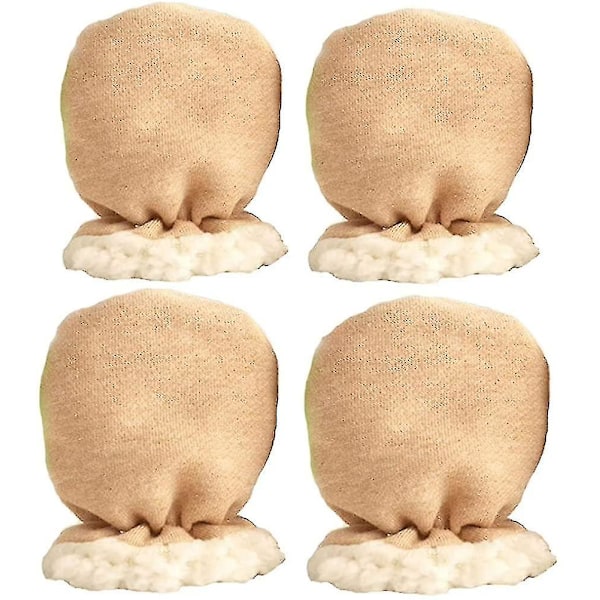 Babyvotter med Sherpa-fôr i fleece, 0-24 måneder, vinter