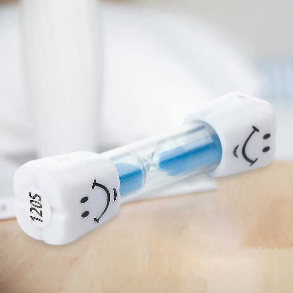 Smilende Sandklokke Timer for Barn 2 Minutter Mini Tannpuss Timer Sm