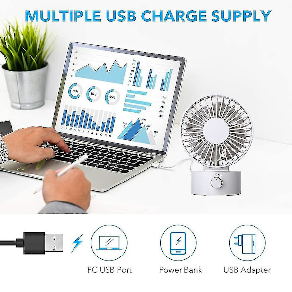 USB-pieni tuuletin Uusi toimistopöytätuuletin Mini hiljainen pieni sähkötuuletin