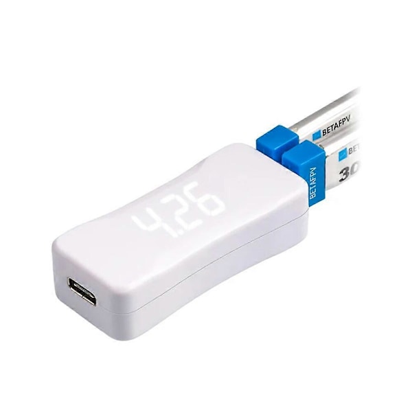BETAFPV BT2.0 1S Batterioplader Spændingstester Type-C Oplader V2 4.35V/5V 1A/2A til 1S Lipo RC Batt