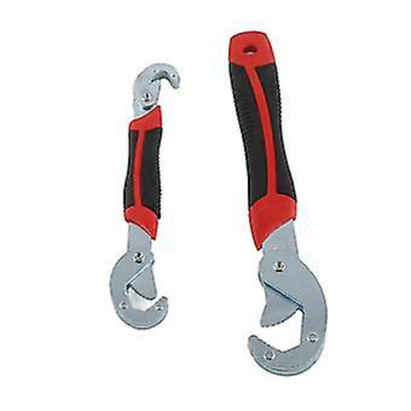 Universal Quick Grip Rørnøkkelsett - 2 stk 32mm Multifunksjonell Selvinnstillende Skiftenøkkel
