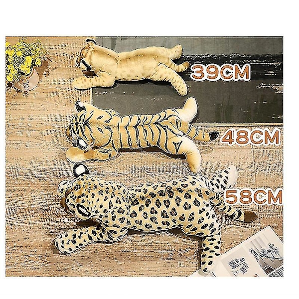 Gepard Plyschdjur Leopards Nalle Leksaker Present Till Flickor Pojkar
