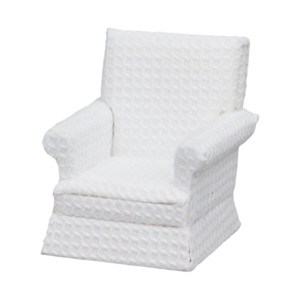Dukkehust Miniatyr Tre Sofa Modell Tilbehør Dekorasjon Håndverk Mini Møbler Leke For 1:12 Dukkehust Lek Og Hjemmedekor