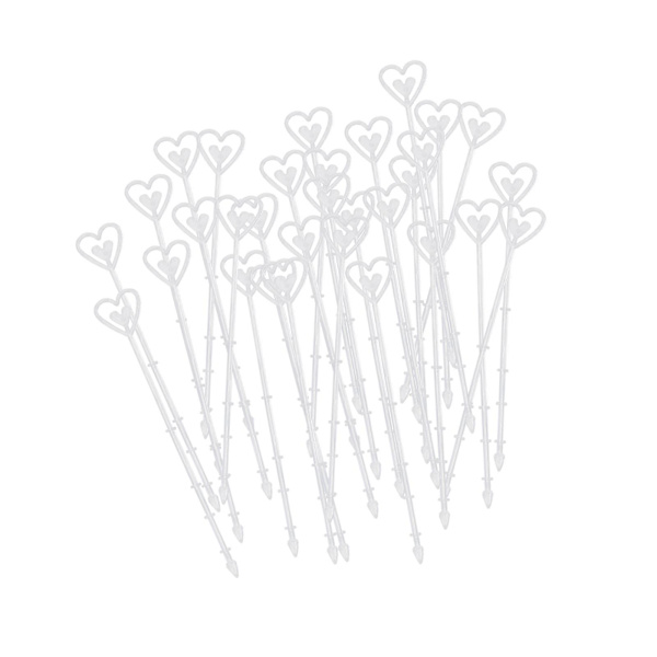 100 stk KortHoldere Bordnummerholder Blomsterdekor Meny Memo Klips