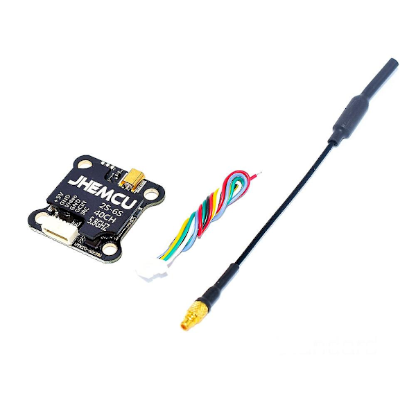 JHEMCU VTX20600 5.8Ghz 40CH PIT/25mW/100mW/200mW/400mW/600mW IRC FPV Sändare 20x20mm MMCX För RC