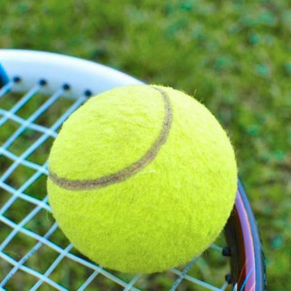 6 kpl Tennispalloja Kestäviä Joustavia Harjoituspalloja 66mm Naisille Aloittelijoille Harjoitteluun