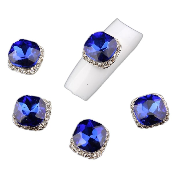 2x10 st 3D DIY Rhinestone Smycken Nagelkonst Charms Glitter Manikyr Tips 9