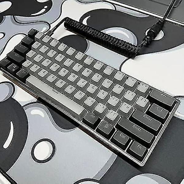 Kraken Keyboards Xxl Utvidet Gaming Musematte Tykk Skrivebordsmatte (Stealth)