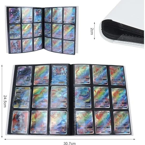 Samlekort mappe, samlekort etui, rummer 360 kort, samlekort mappe album