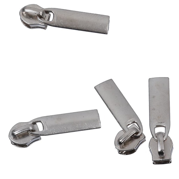 20 stk Aftagelige Fix A Zipper Zip Slider Reparationskit Udskiftning Sølv