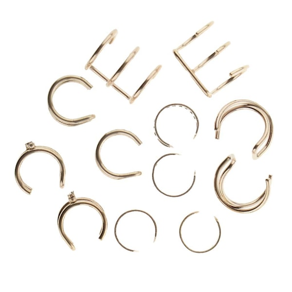 2x Ørepynt Pierced Rose Gold