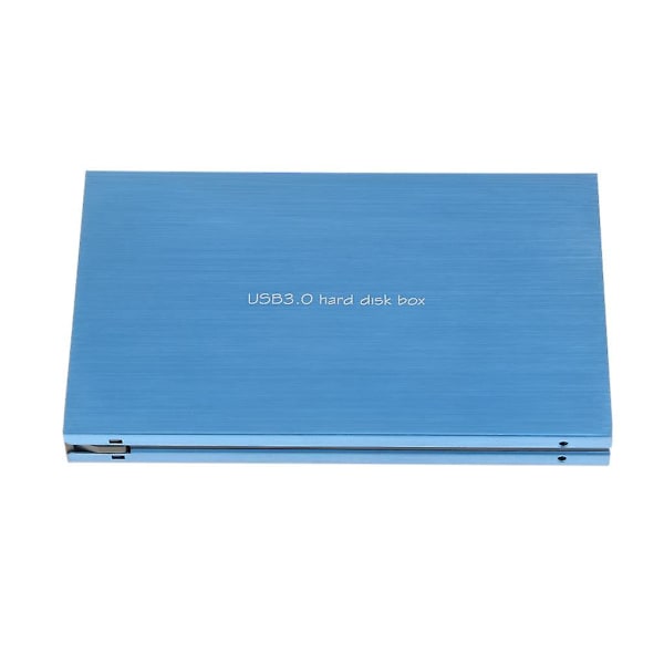 2,5\" HDD-hölje USB 3.0 HDD SATA Mobildiskdrivkapsling Extern låda Blå