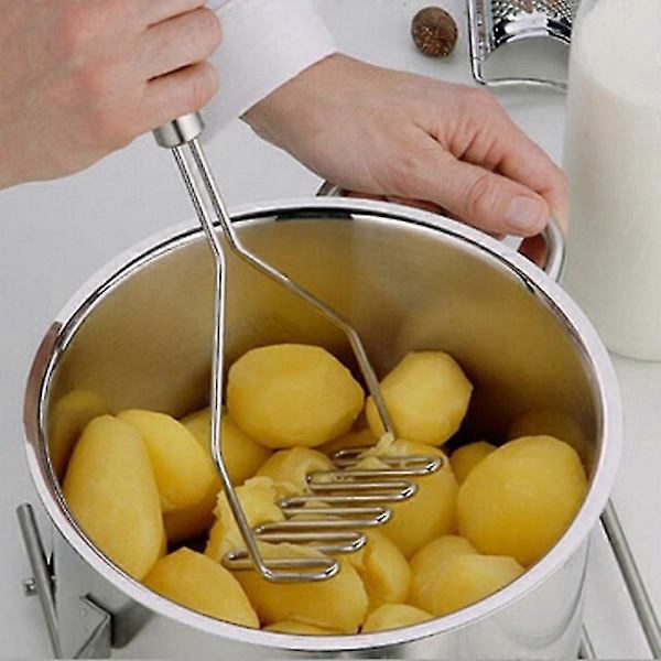 1 stk. Rustfrit Stål Køkken Gadgets Kartoffelmoser, Madlavningsredskaber