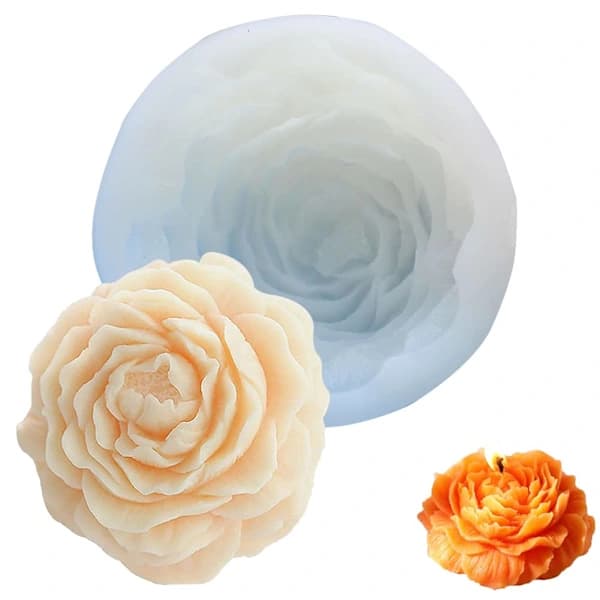 Stor Pæonform, Pæonblomst Lysform, Former til Lysfremstilling (9.2 * 4.3CM)