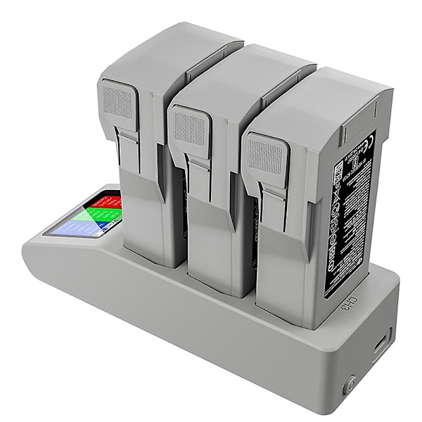 STARTRC 3i1 Intelligent Hurtig Opladningshub Batteri Biloplader LED Skærm Digital Display Housekeepe