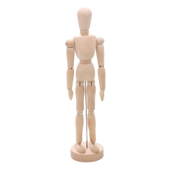 Tremodell av leddmann - Ornament L