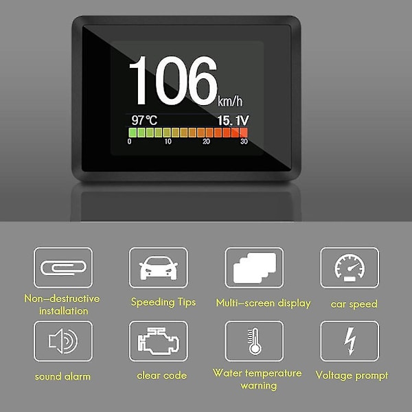 Til Bil A203 Obd2 On-board Computer Bil Digital Computer Trip Display Hastighed Forbrug Måler Obd2