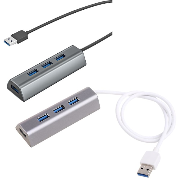 Høy kvalitet, høyhastighets USB-hub-adapter, USB-splitter, USB 3.0-utvidelse, 4 porter