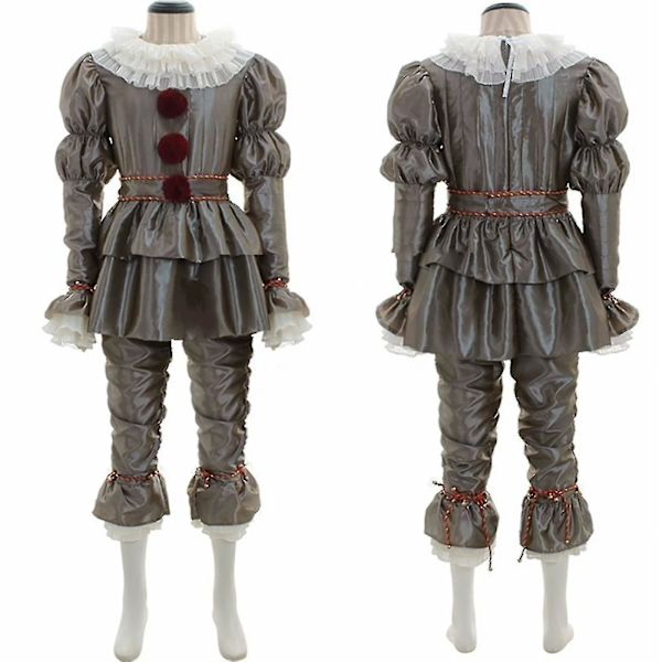 Stephen Kings Det Full Set Halloween Kostym Pennywise Clowndräkt Joker_y Hög Kvalitet