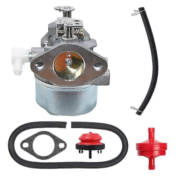 Engine Carburetor With Fuel Line Gasket compatible with Tvm220-157287h Tvm220-157288h Tvm220-157302l 640054 640