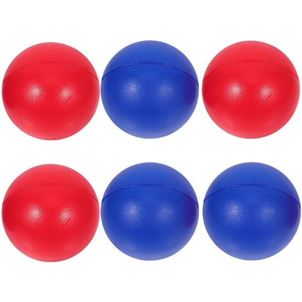 6 stk. Strand Paddle Ball Udskiftningsfarvede Strandbolde til Udendørs Strand Paddle Spil