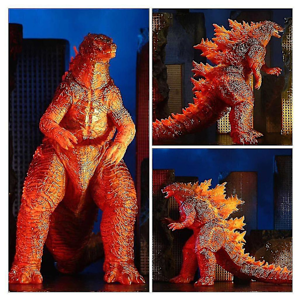 2021 Rød NECA Godzilla Kongen Av Monsterne 18cm PVC Actionfigur Kangboo