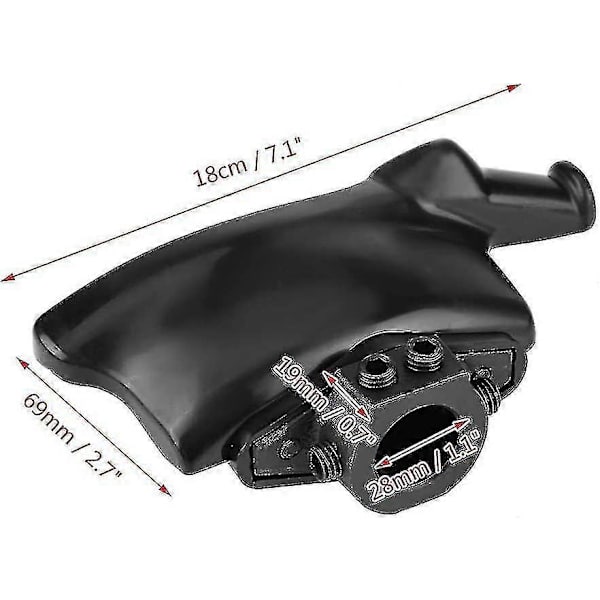 Däckbytare Demount Duck Head, Svart Däckbytar Maskin, Plast Nylon Demount Head-xdd