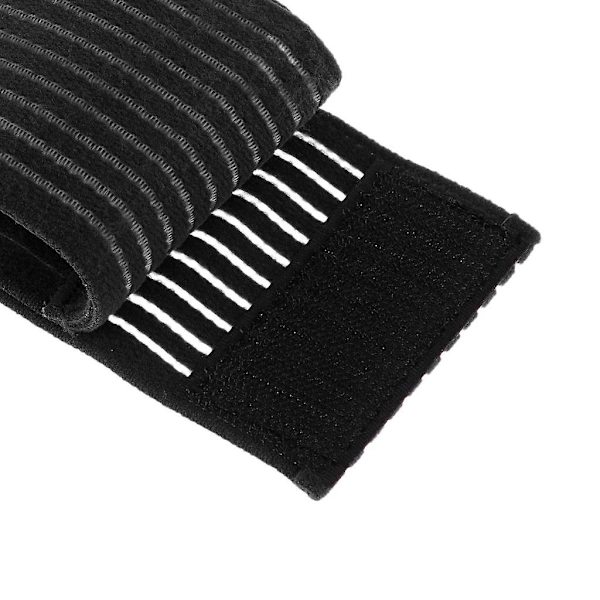 2x Elastisk Håndleddsstøtte Sport Håndbeskytter Bandasje Stropper Vakt Svart