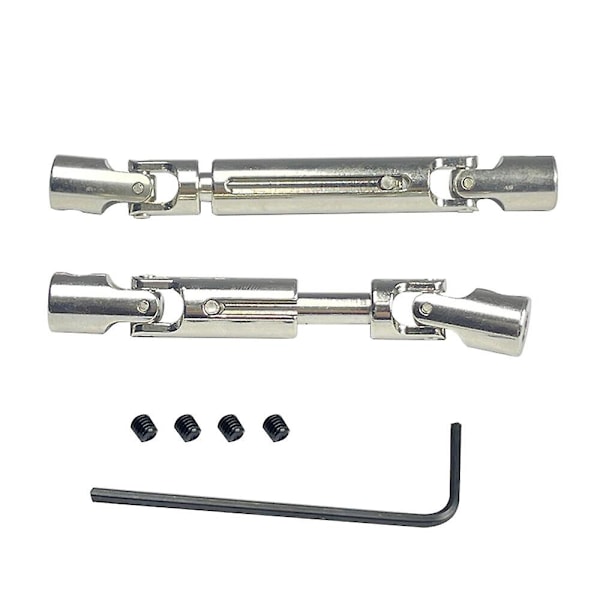 2KPL Päivitetyt Metalliset Vetoakselit 72-93mm Säädettävät LDR/C P06 1/12 RC Autoajoneuvojen Mallien Varaosat