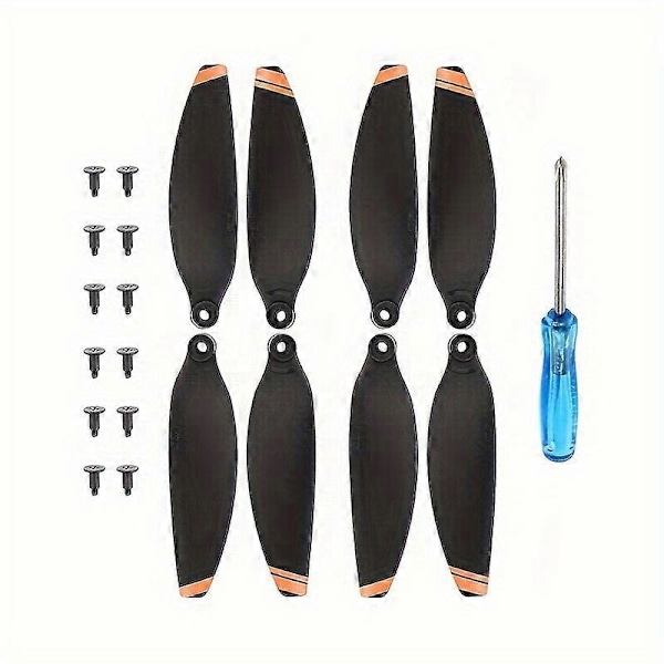 8 stk. Propeller til DJI Mini 2 SE/ Lav støj propeller/ Tilbehør til DJI MINI SE